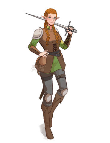 half elf bladesinger commission