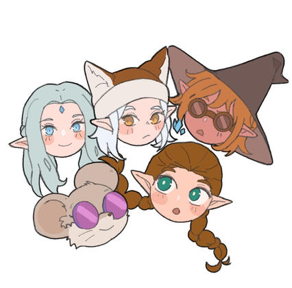 dnd chibi icon commission